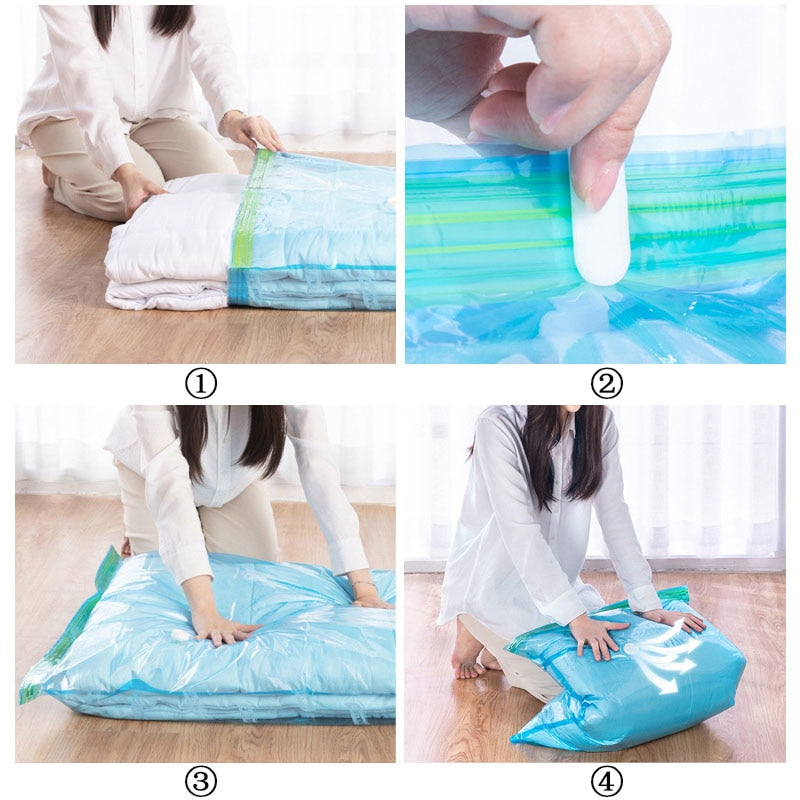 2x Sac gain de place compressé