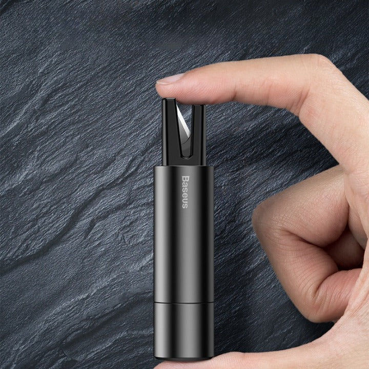 2 en 1 Brise Vitre + Coupe ceinture