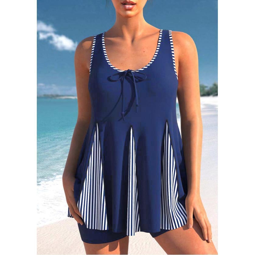 Tankini imprimé 2PCS avec shorty