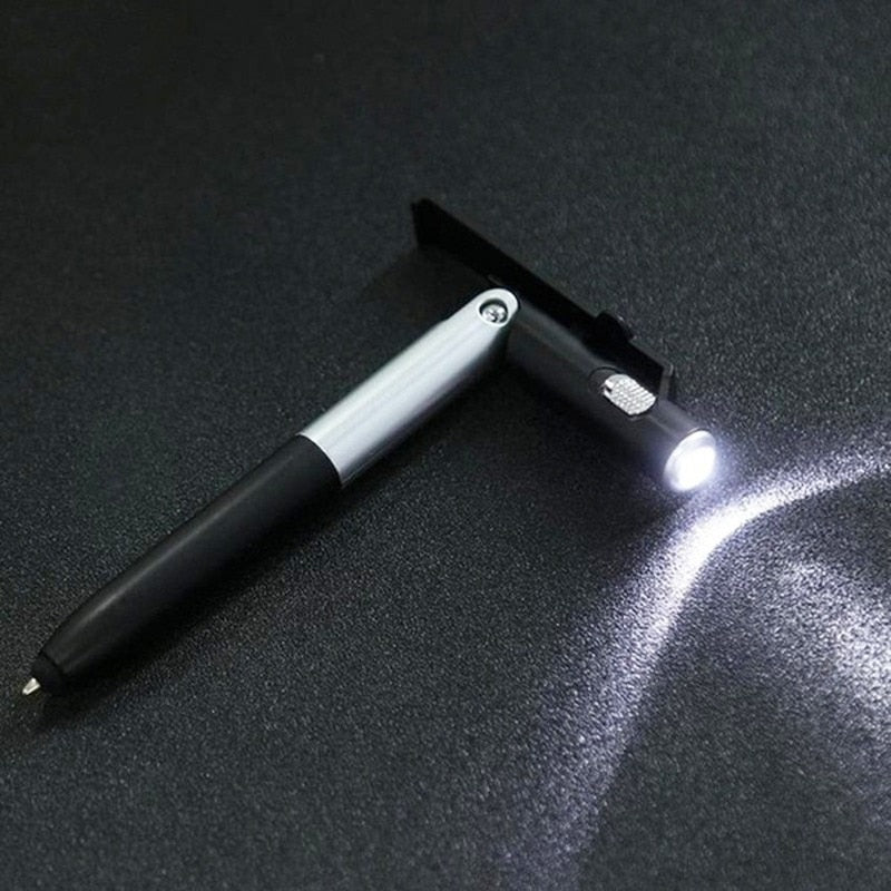 Lot de 3 Stylos Pliables avec Lumière LED Intégrée