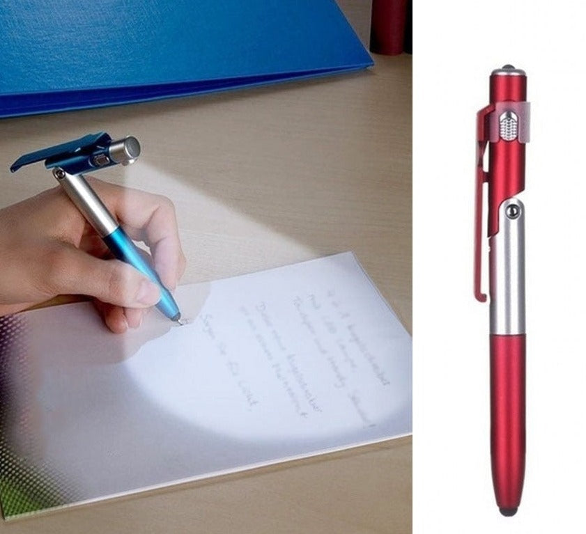 Lot de 3 Stylos Pliables avec Lumière LED Intégrée