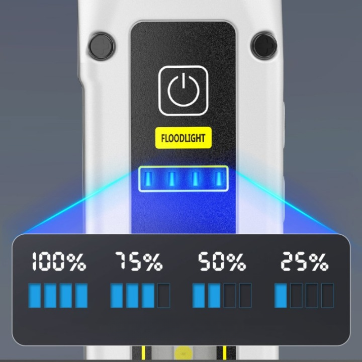 Mini lampe de poche PUISSANTE - Avec batterie externe
