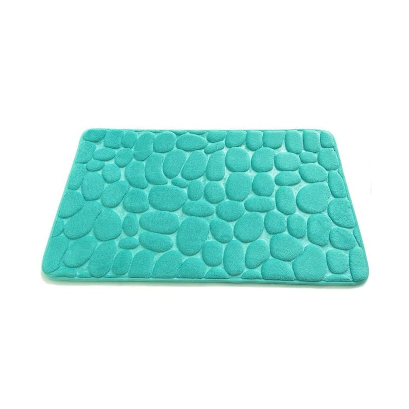 Tapis de bain effet galets