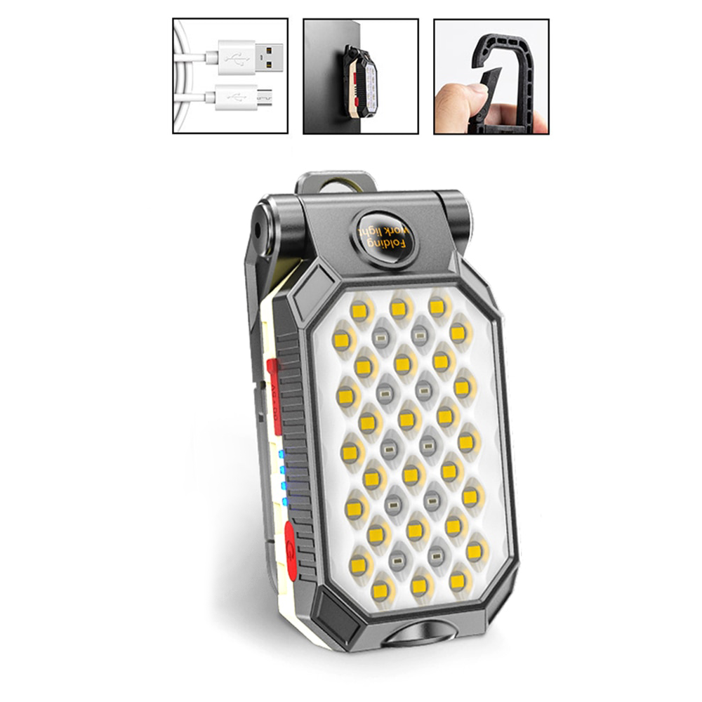 Lampe de Poche Pliable Magnétique