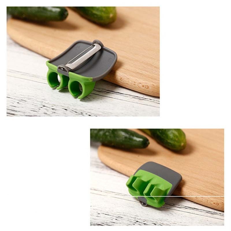 Lot de 2 Épluches Légumes Rapides