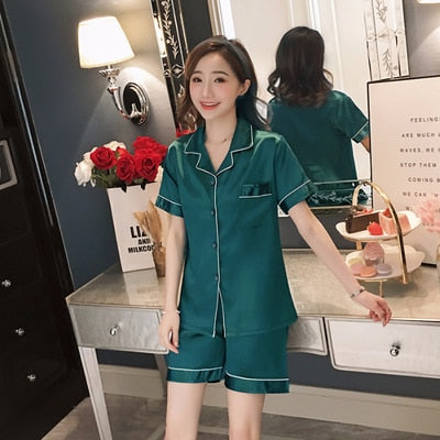 Pyjama d'été en satin