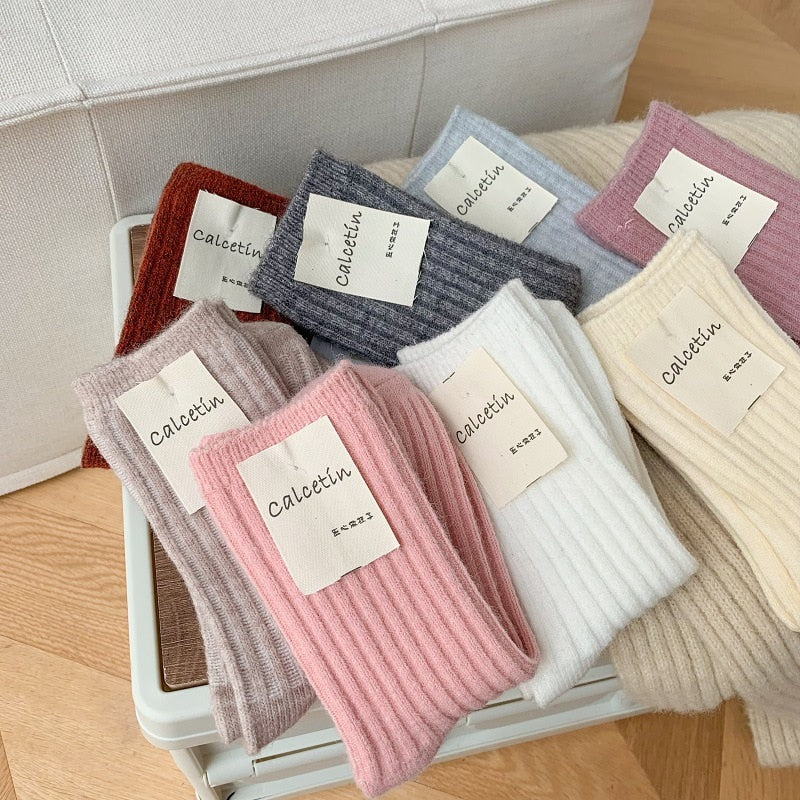 Paires de Chaussettes d'Hiver Élégantes