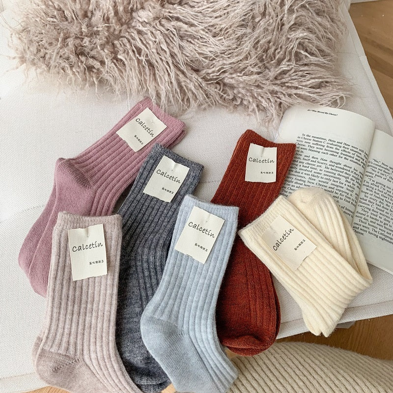 Paires de Chaussettes d'Hiver Élégantes