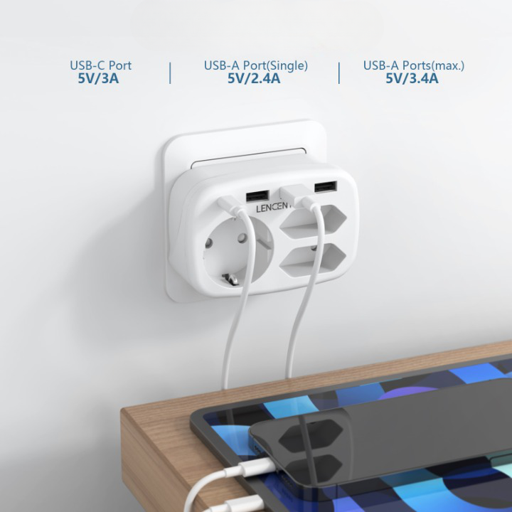 Multiprise Ultra Compacte 6 Appareils