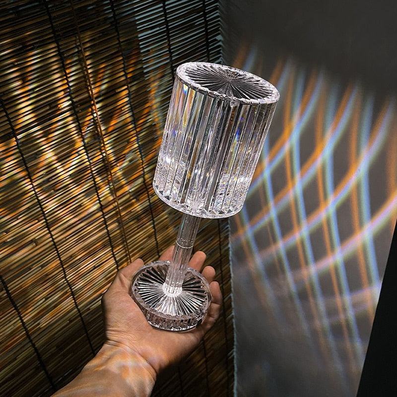 Lampe Effet Cristal Multicolore