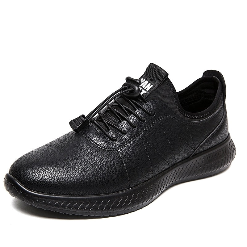 Chaussures d'hiver légères en cuir - Facile à enfiler