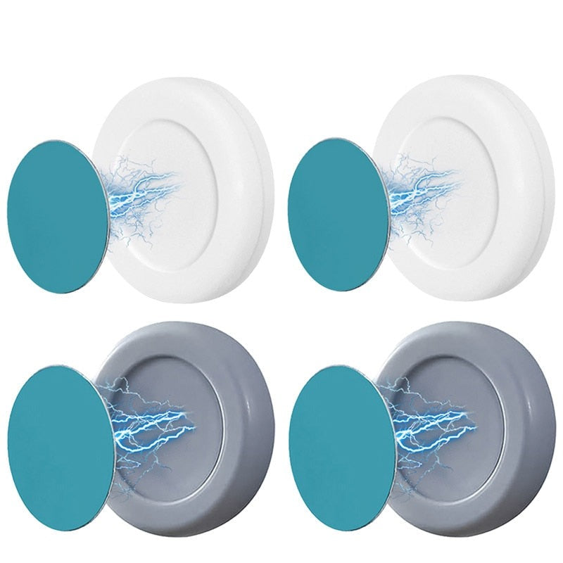 Lot de 4 Crochets Muraux Magnétiques