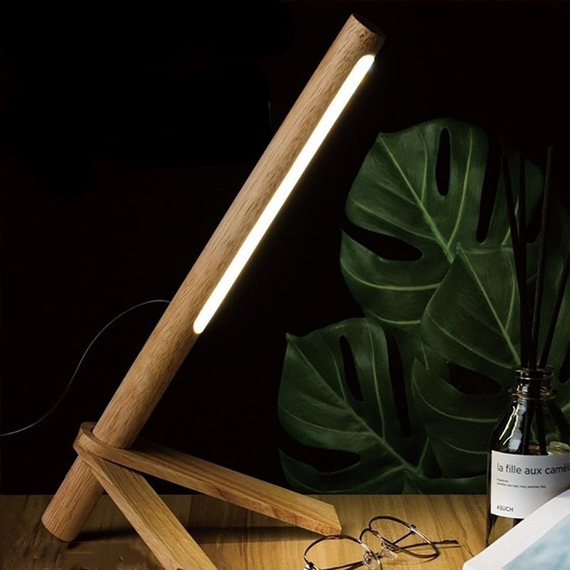 Lampe Nordique en Bois