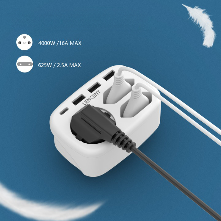 Multiprise Ultra Compacte 6 Appareils