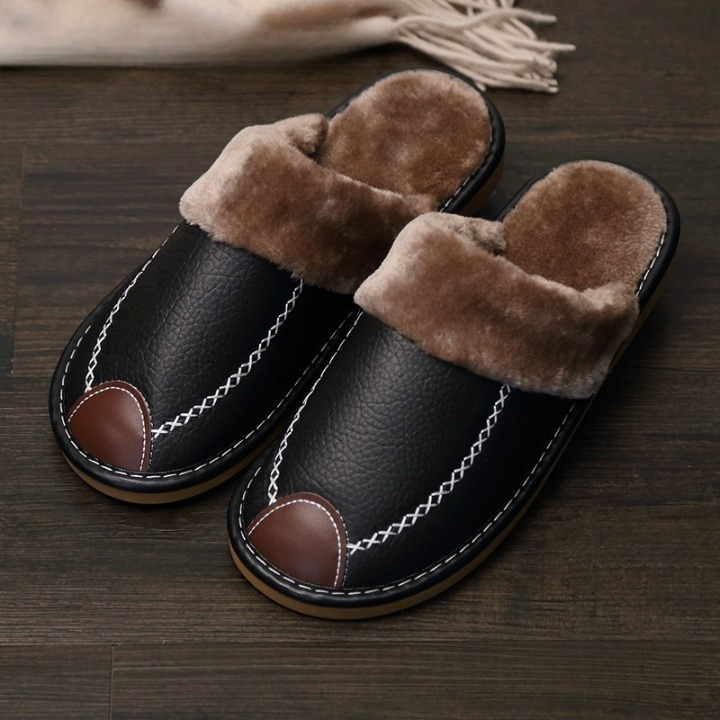 Mules Fourrées d'Hiver