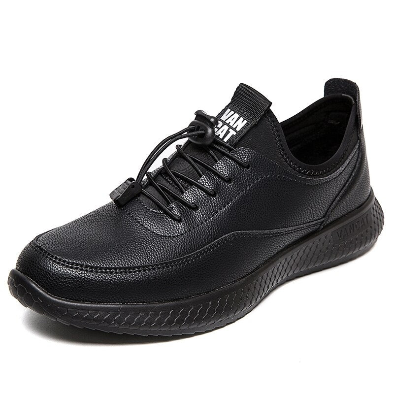 Chaussures d'hiver légères en cuir - Facile à enfiler