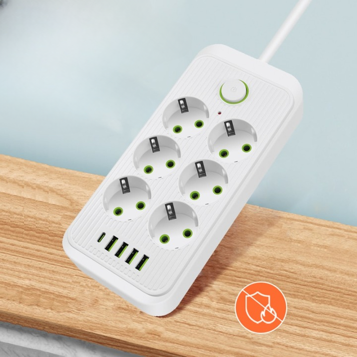 Multiprise - Prises Standards + USB + USB-C