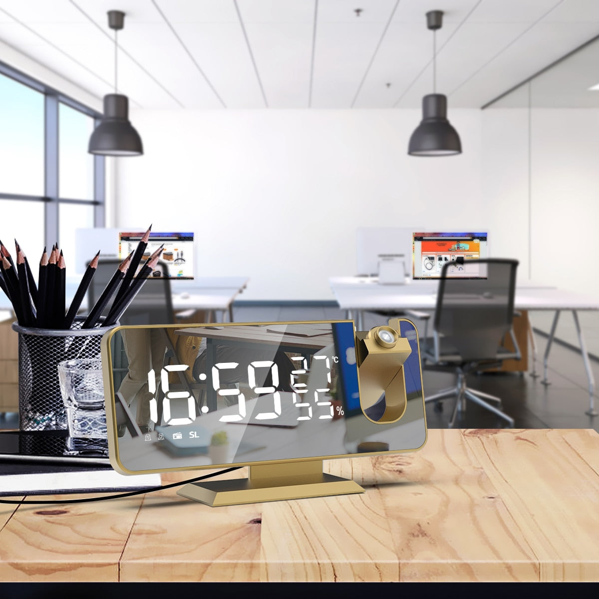 Radio Réveil Projection Numérique