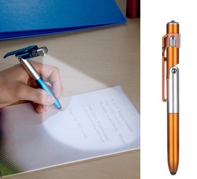Lot de 3 Stylos Pliables avec Lumière LED Intégrée