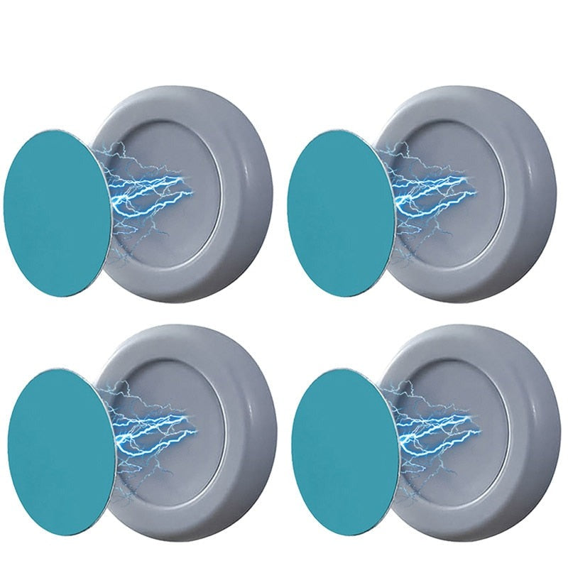Lot de 4 Crochets Muraux Magnétiques