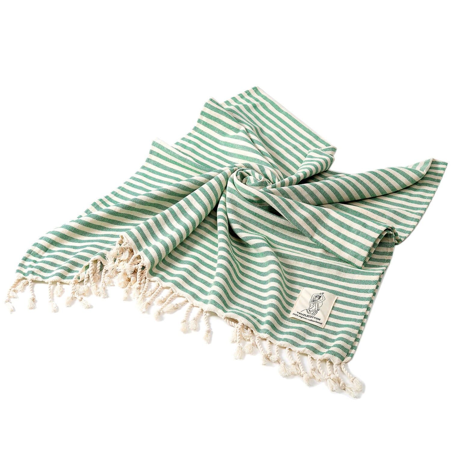 Serviette de plage 100% coton avec son sac à dos