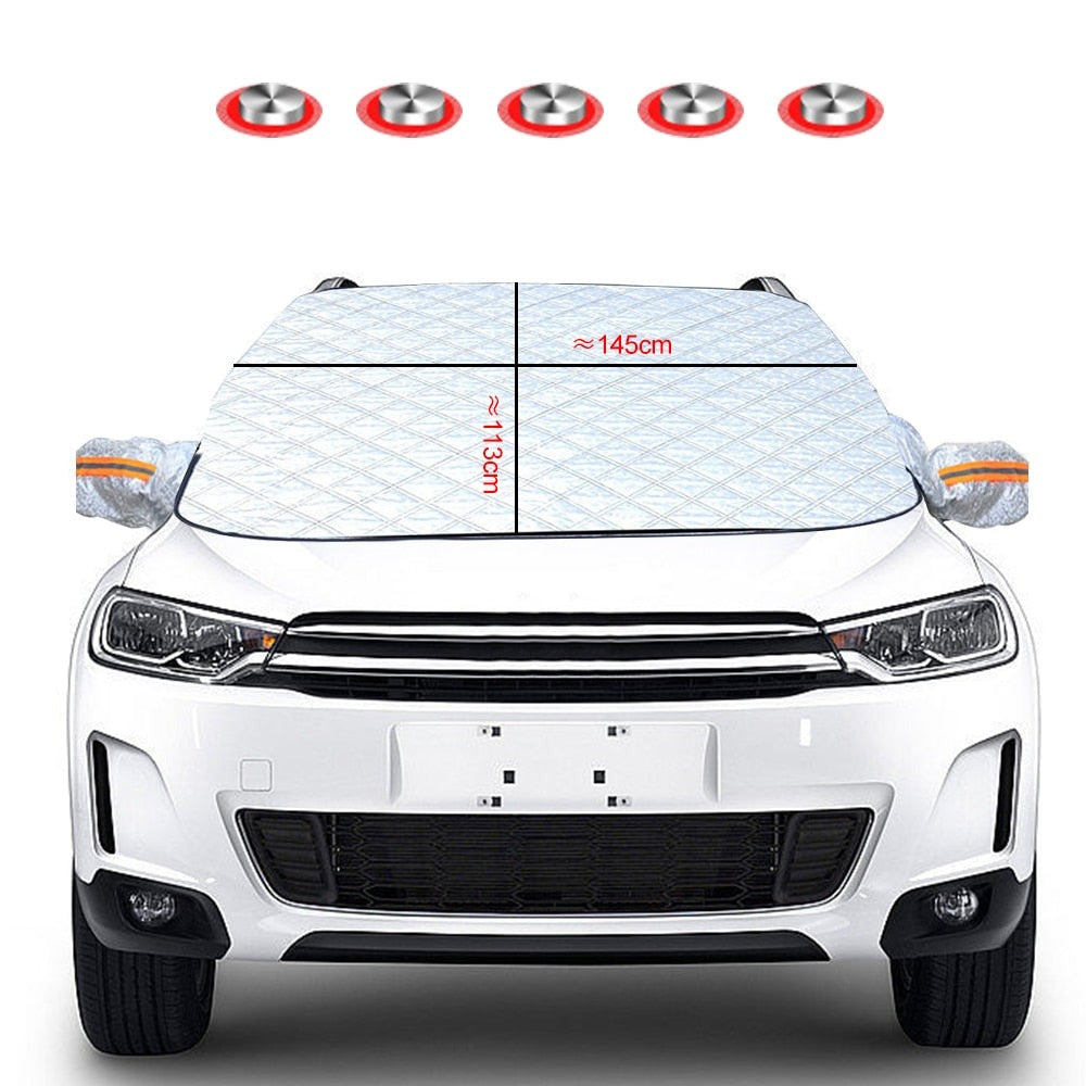 Housse Magnétique de Pare Brise Anti Neige