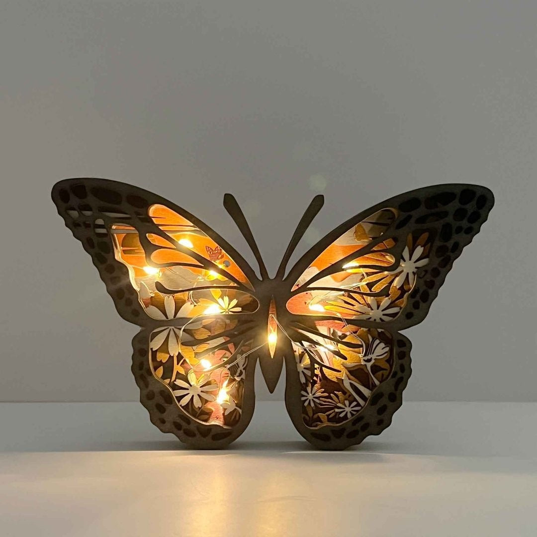 Lampe en Bois Décorative