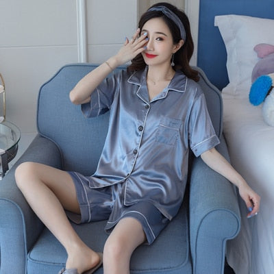 Pyjama d'été en satin