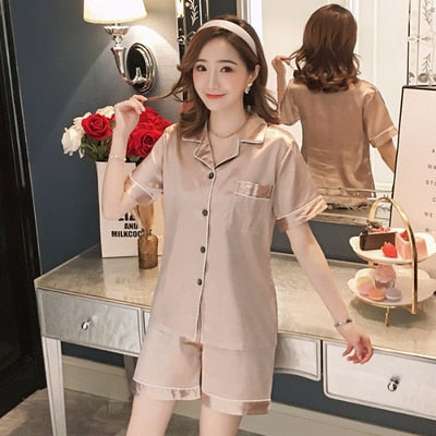 Pyjama d'été en satin