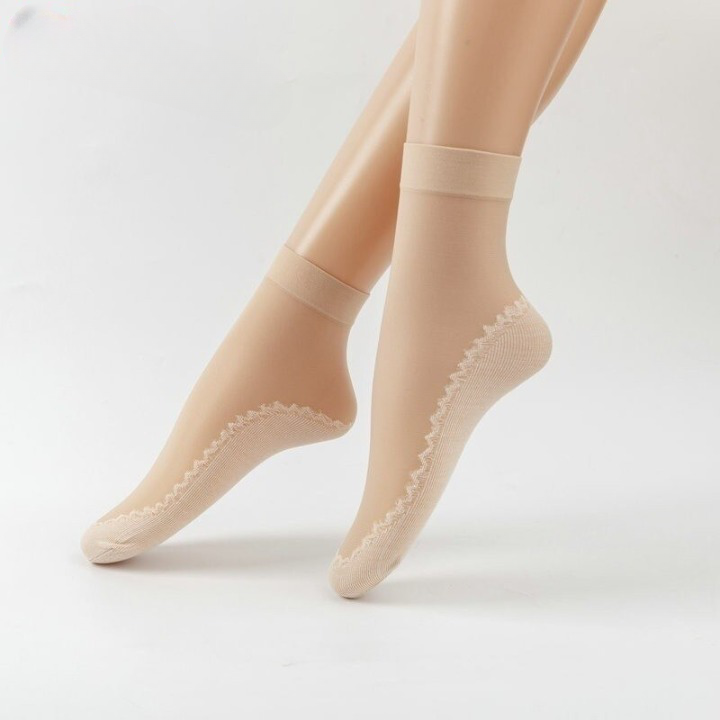 Lot de 4 Bas Transparents et Antidérapant