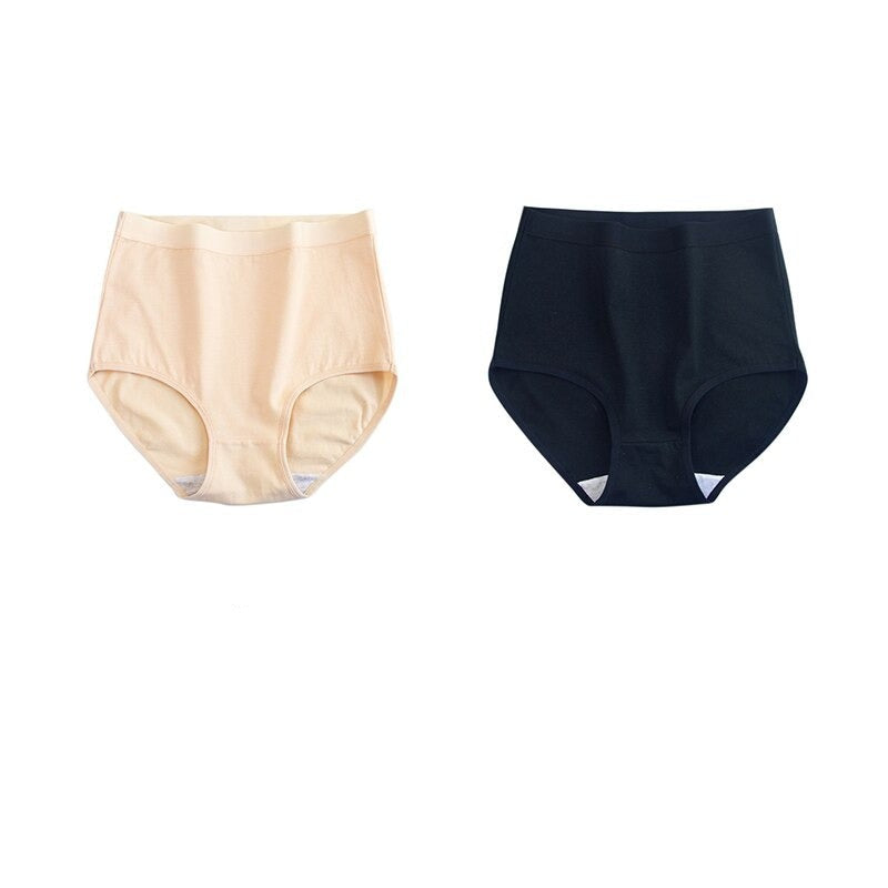 Lot de 2 Culottes Hautes en Coton