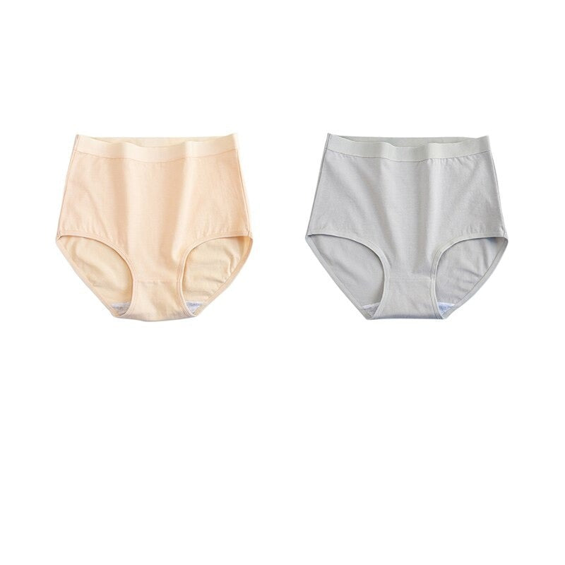Lot de 2 Culottes Hautes en Coton