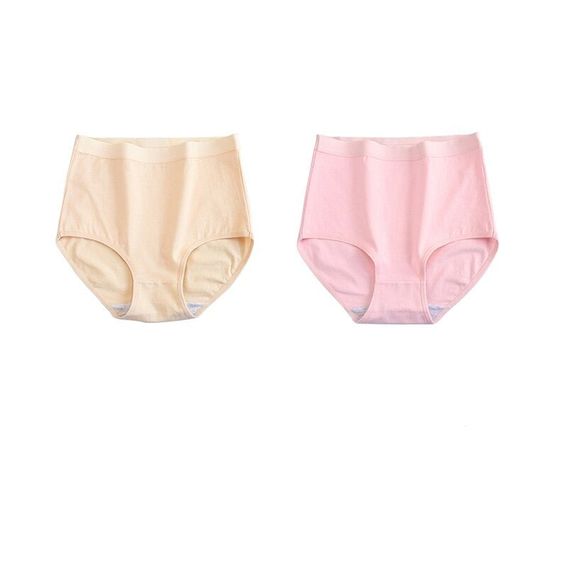 Lot de 2 Culottes Hautes en Coton