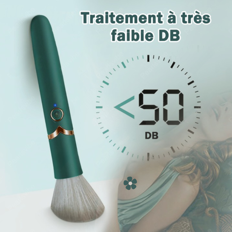 Vibromasseur pinceau de maquillage