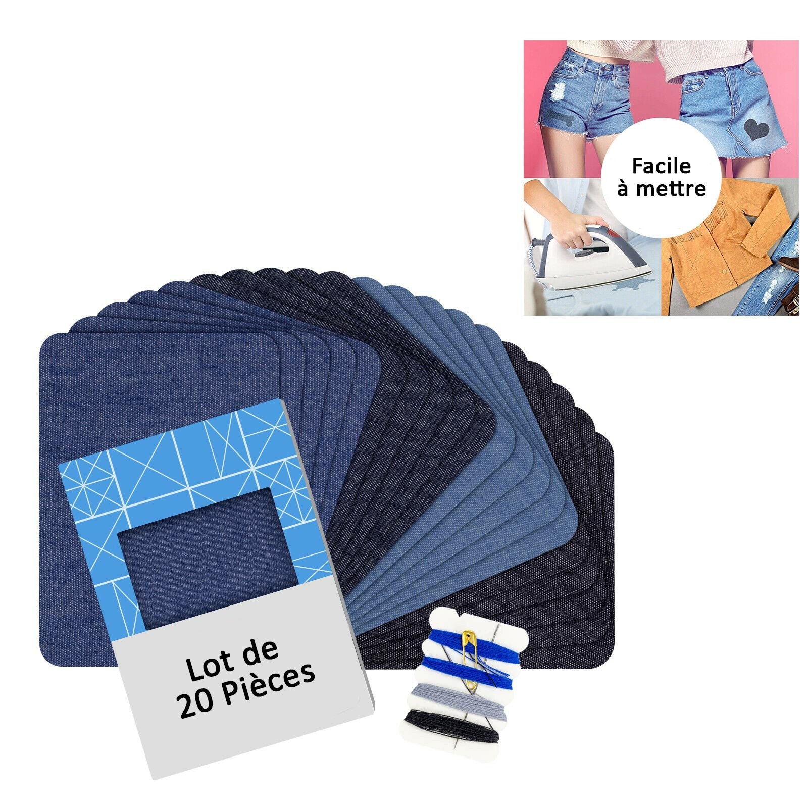 Patchs de Réparation Denim