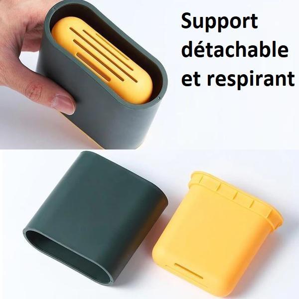 NOUVEAU l Brosse de toilette en silicone hygiénique