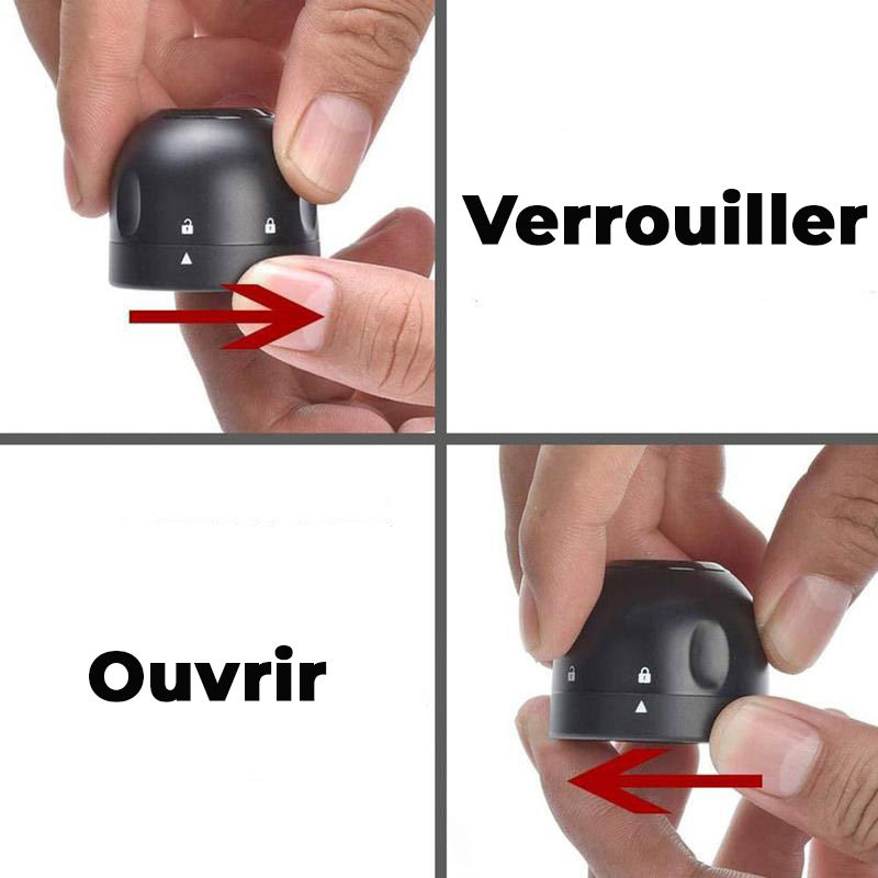 Lot de 3 Bouchons de Bouteille Réutilisables