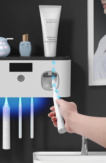 Support de Brosse à Dents avec Stérilisateur UV