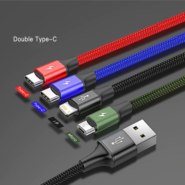 TOP VENTES - Câble tressé 3 en 1 ultra résistant