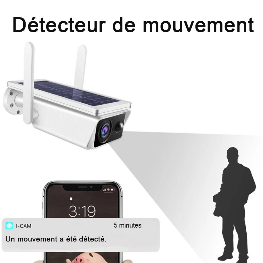 Nouvelle Caméra Solaire + Carte SD 32 Giga