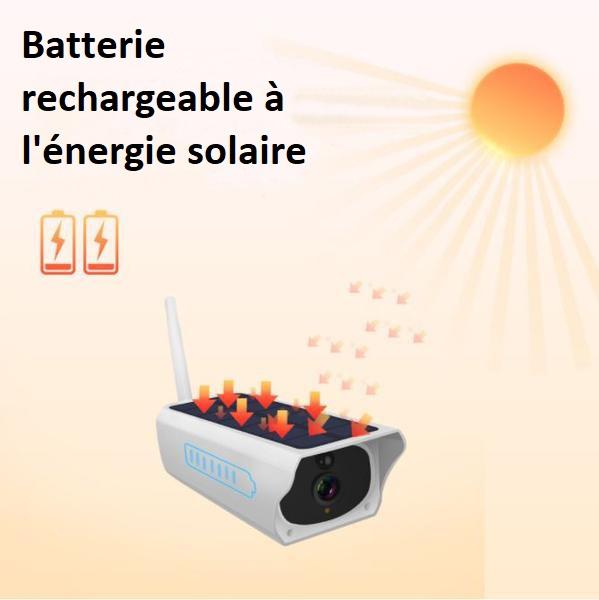 NOUVEAU - Caméra solaire 1080P waterproof