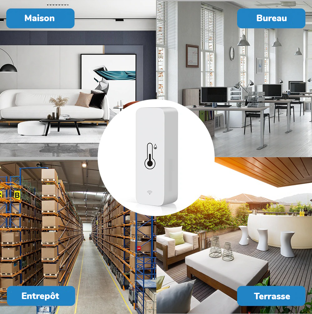 Capteur connectée de température et d'humidité