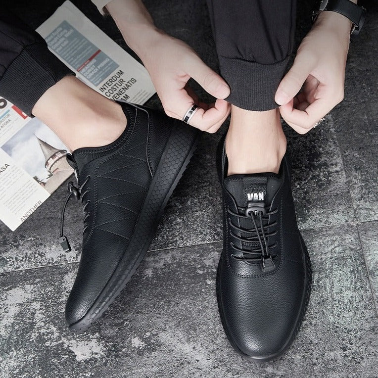 Chaussures d'hiver légères en cuir - Facile à enfiler