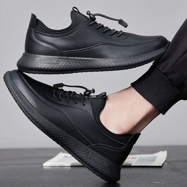 Chaussures d'hiver légères en cuir - Facile à enfiler