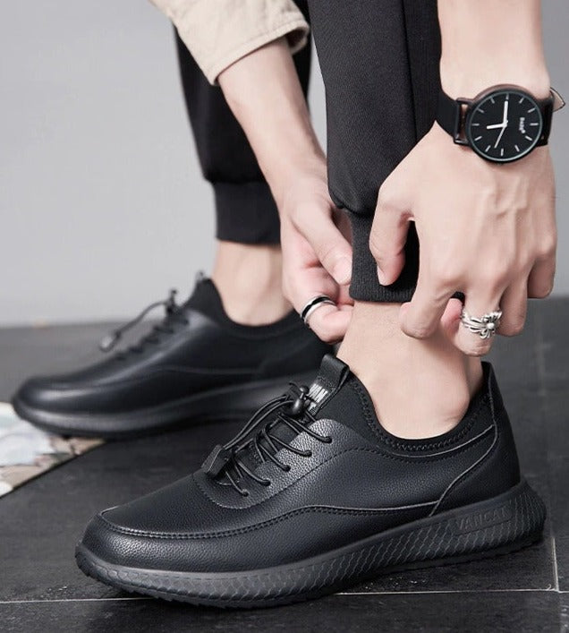 Chaussures d'hiver légères en cuir - Facile à enfiler