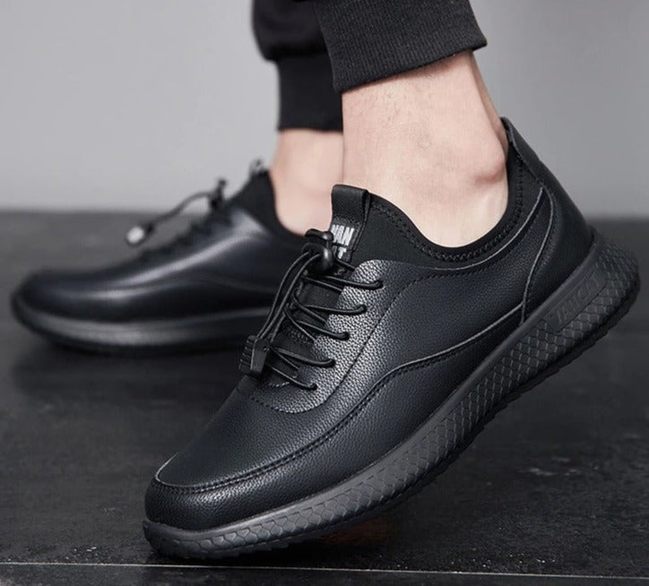 Chaussures d'hiver légères en cuir - Facile à enfiler