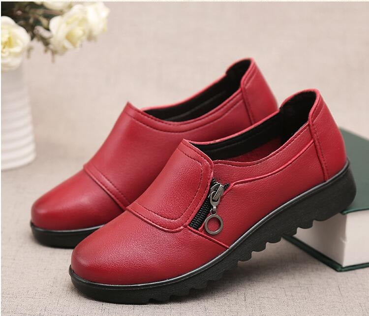 Chaussures Oxford en Cuir PU Souples