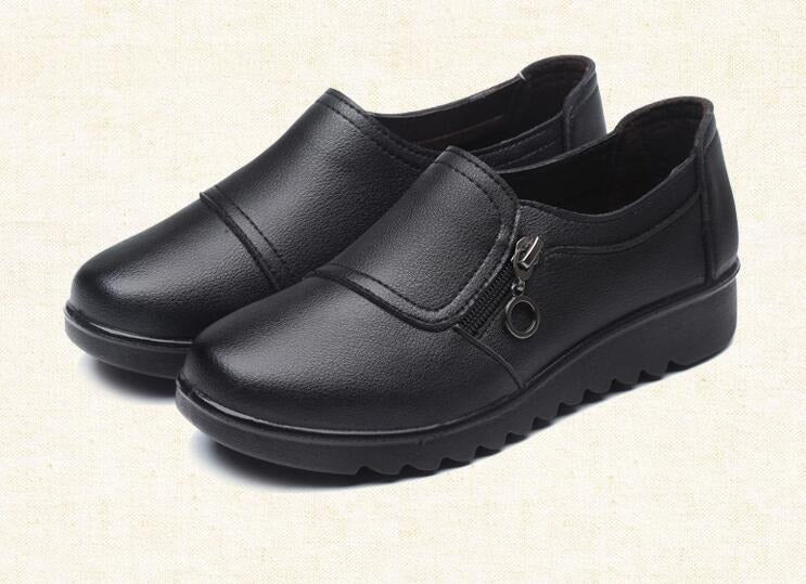 Chaussures Oxford en Cuir PU Souples
