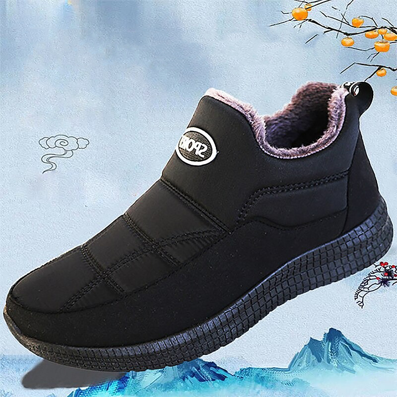 Chaussures fourrées chaudes et douces