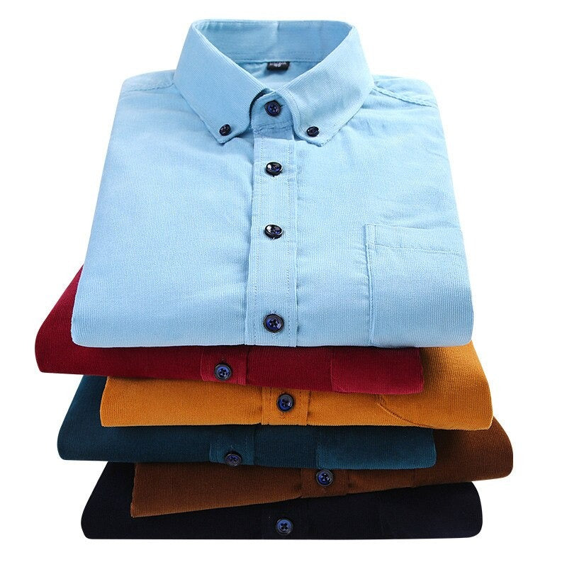 Chemise en velours côtelé
